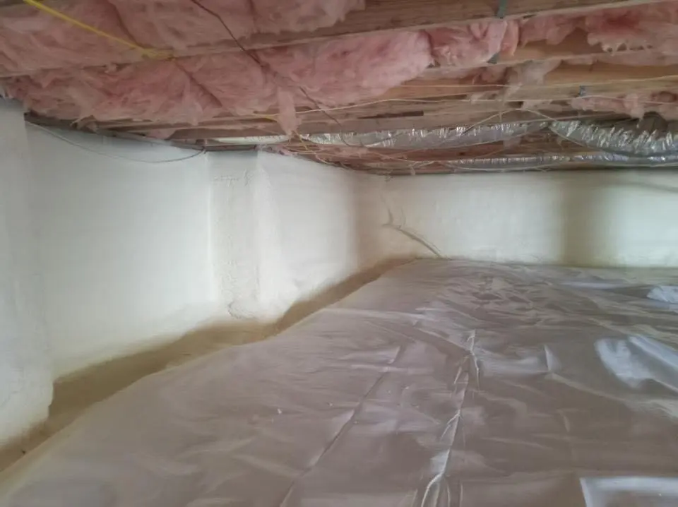 Crawl space encapsulation with closed-cell spray foam for Roof Waterproofing in Wickenburg